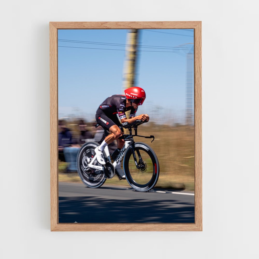 Poster Julian alaphilippe traces – affiche Cyclisme (vue 4)